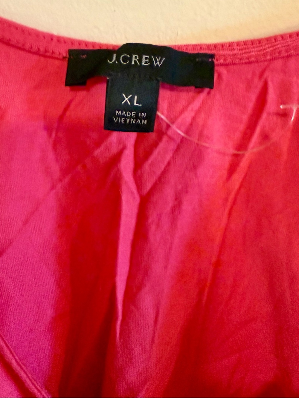 J. Crew Pink Tie-Front Tank Top Size XL - Picture 3 of 5